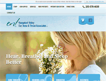 Tablet Screenshot of naugatuckvalleyent.com